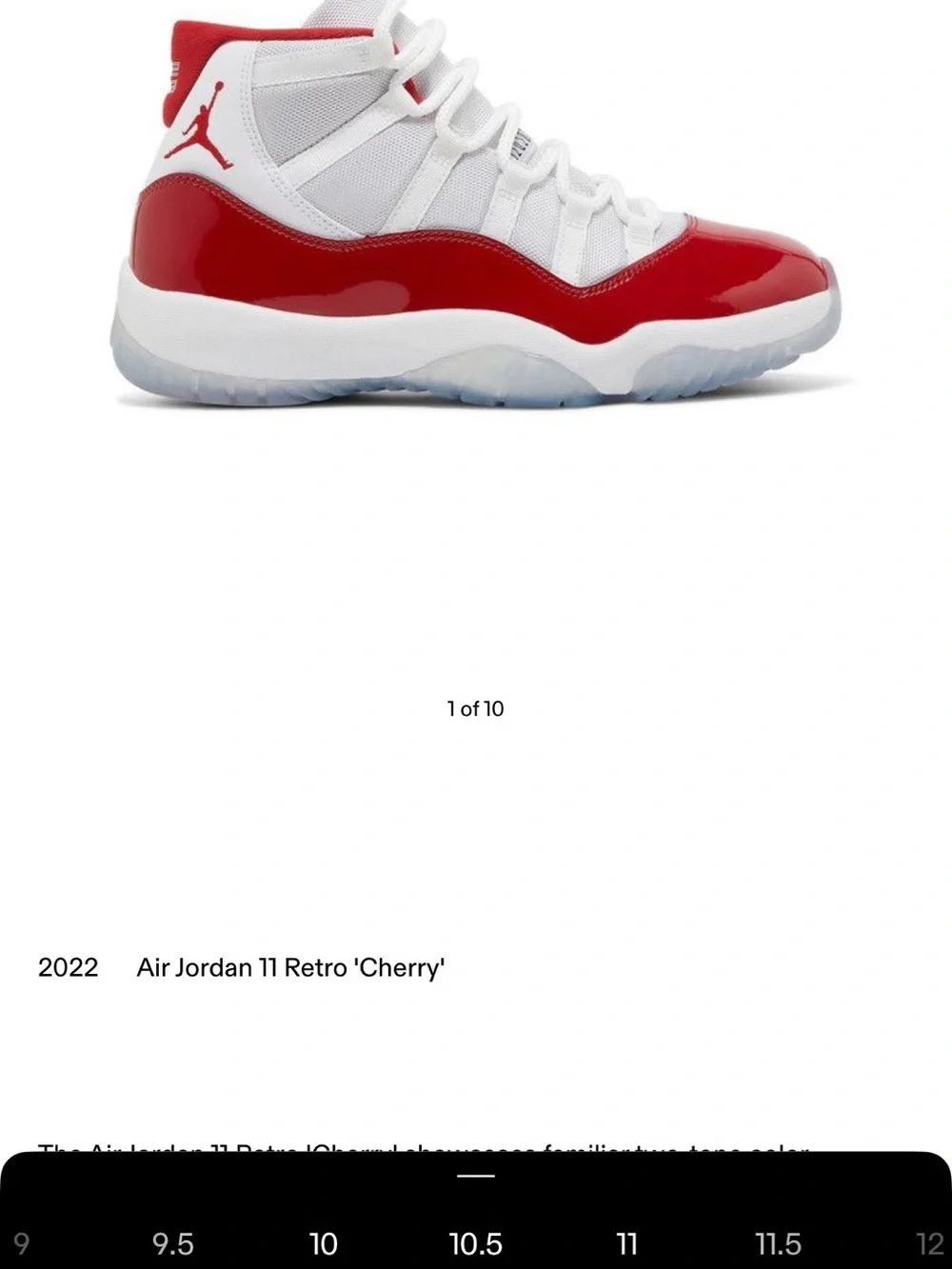 Jordan size 10